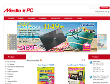 Tablet Screenshot of mediapc.com.tn